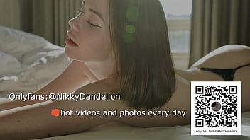 Little bitch was very horny and fucked in her tight wet hole cum on pussy 4K 60FPS